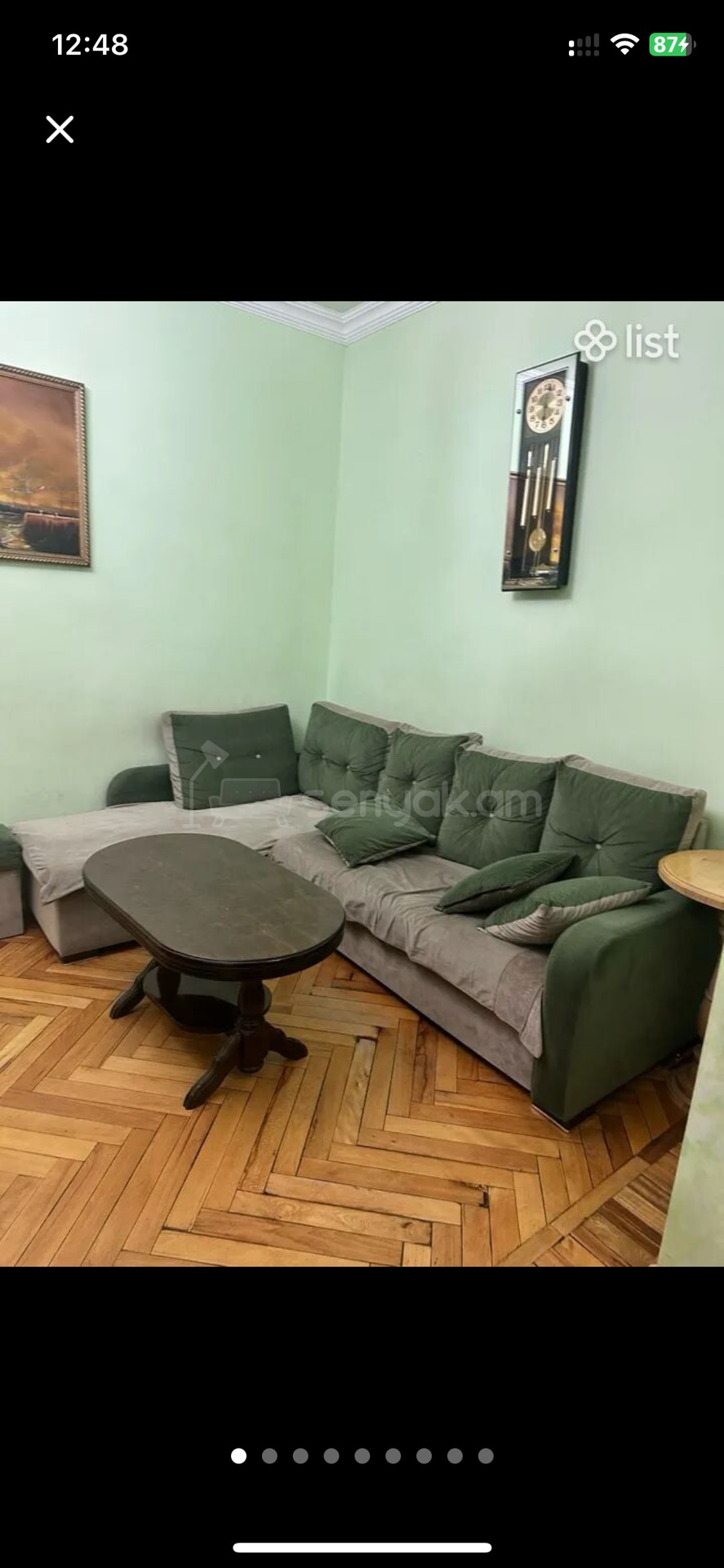 2 Սենյականոց Բնակարան Քարե Շենքում, 46քմ, 3/4 հարկ, Նորմալ Վիճակում, Կահավորված