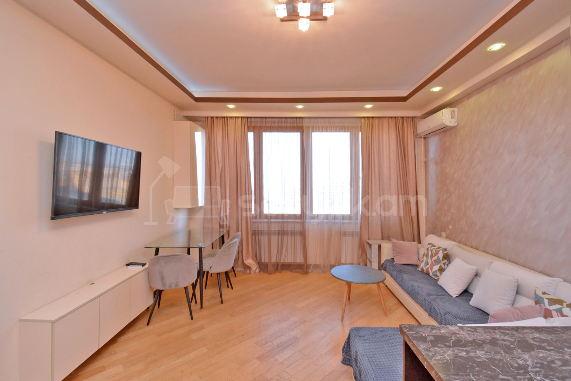 2 Սենյականոց Բնակարան Նորակառույցում, 53քմ, 2/11 հարկ, Կապիտալ Վերանորոգված