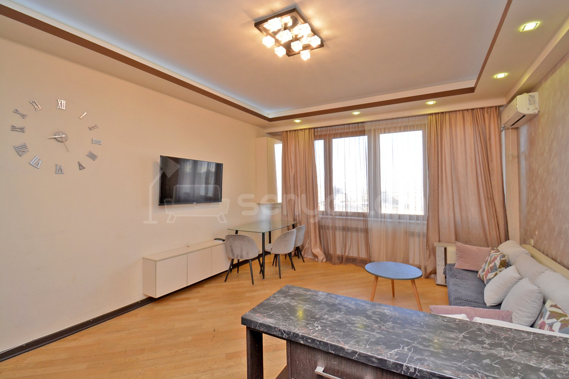 2 Սենյականոց Բնակարան Նորակառույցում, 53քմ, 2/11 հարկ, Կապիտալ Վերանորոգված