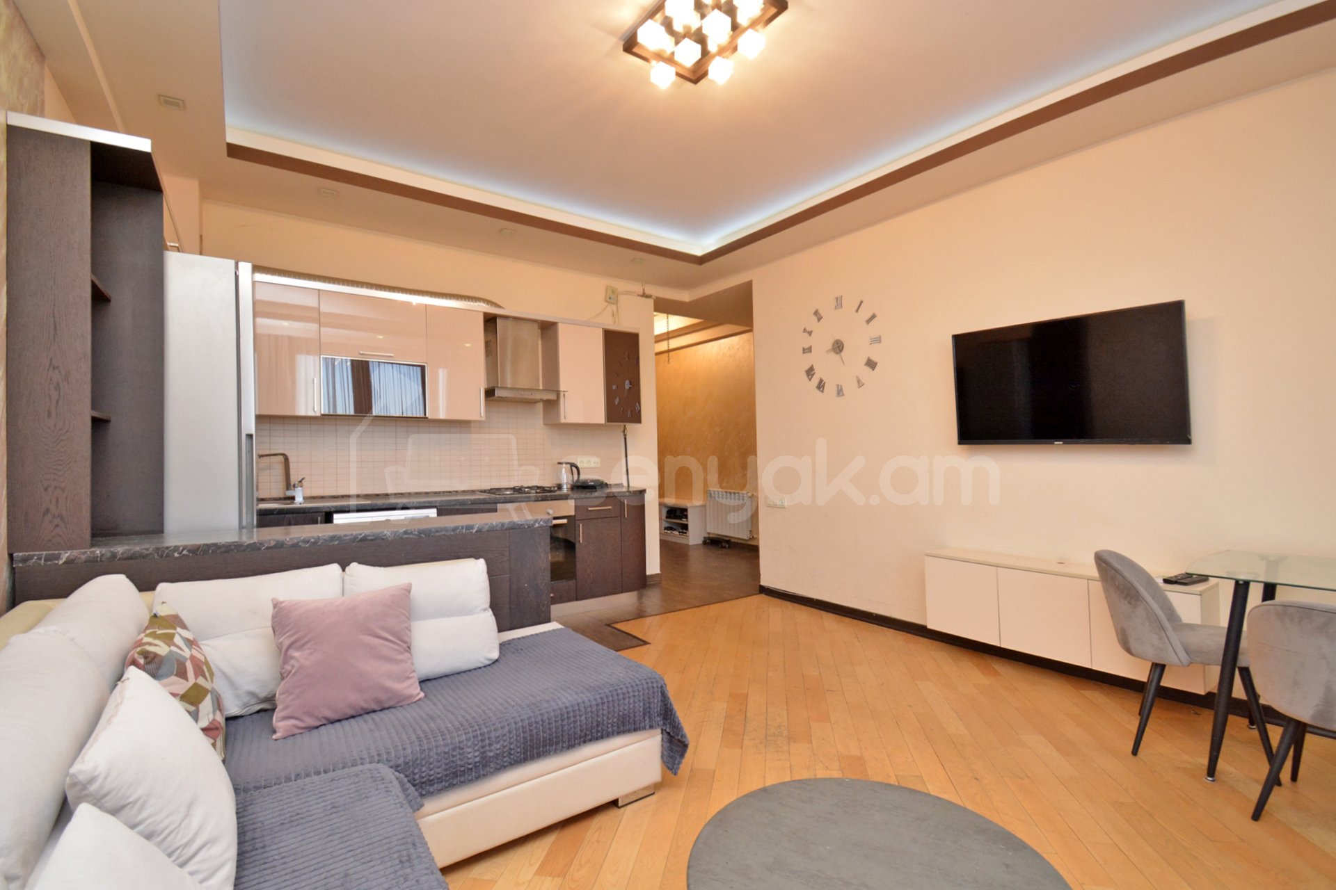 2 Սենյականոց Բնակարան Նորակառույցում, 53քմ, 2/11 հարկ, Կապիտալ Վերանորոգված