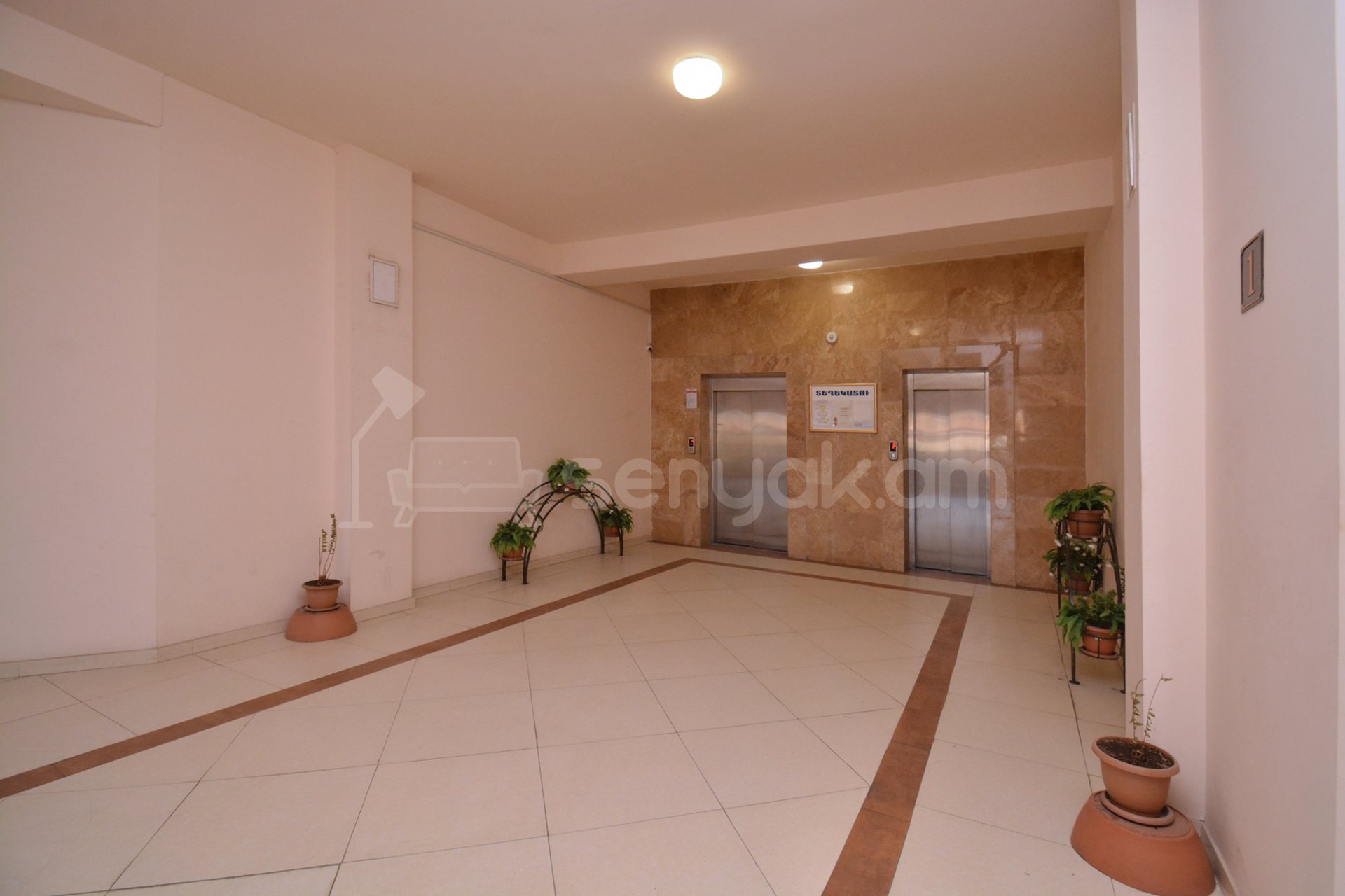 2 Սենյականոց Բնակարան Նորակառույցում, 53քմ, 2/11 հարկ, Կապիտալ Վերանորոգված