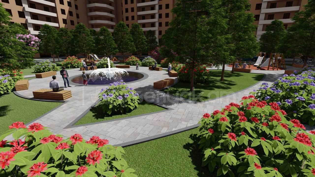 2 Սենյականոց Բնակարան Նորակառույցում, 64քմ, 3/13 հարկ, Զրոյական Վիճակում