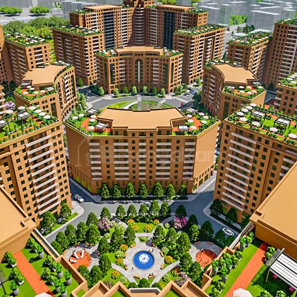 2 Սենյականոց Բնակարան Նորակառույցում, 64քմ, 3/13 հարկ, Զրոյական Վիճակում