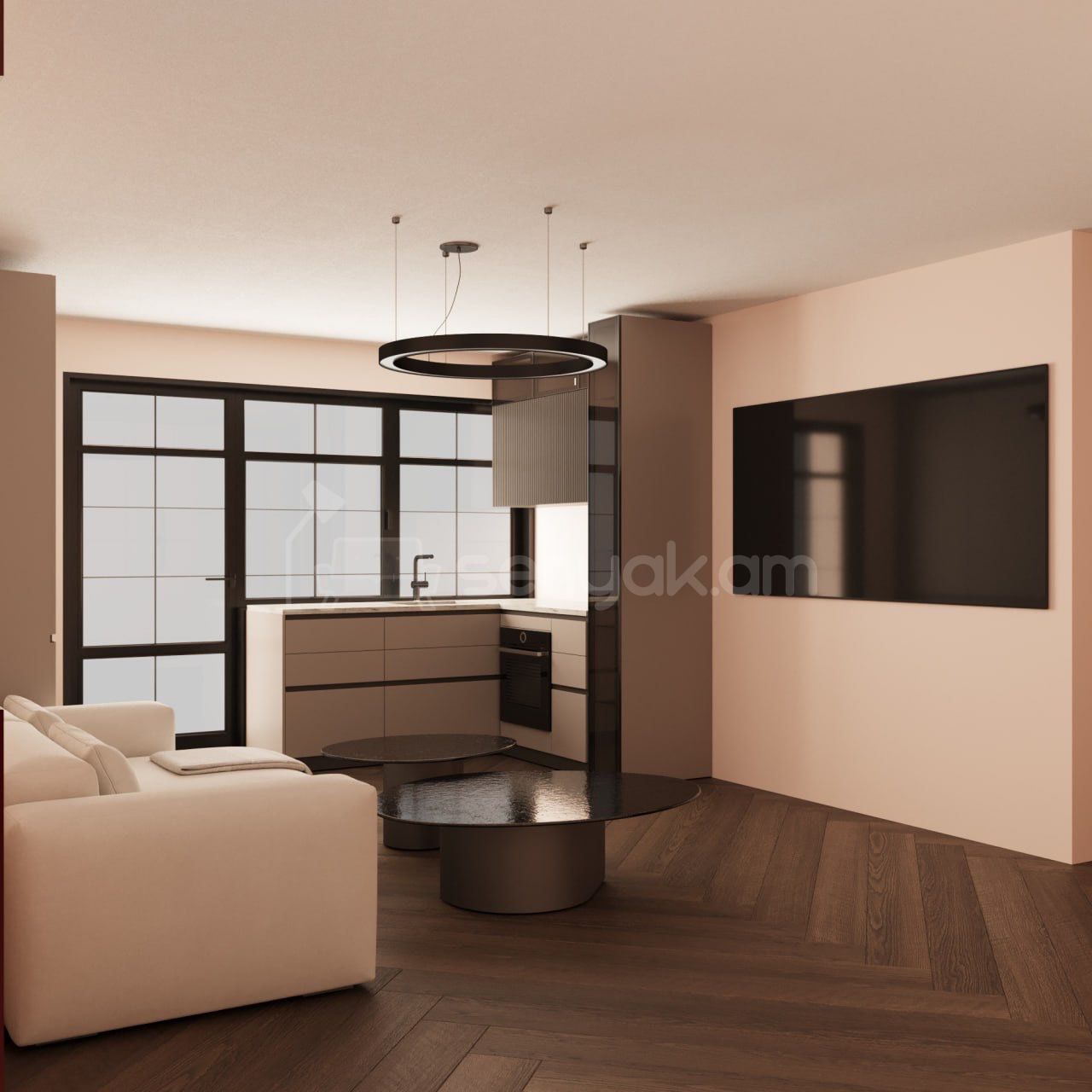 2 Սենյականոց Բնակարան, 37քմ, 9/14 հարկ, Կապիտալ Վերանորոգված