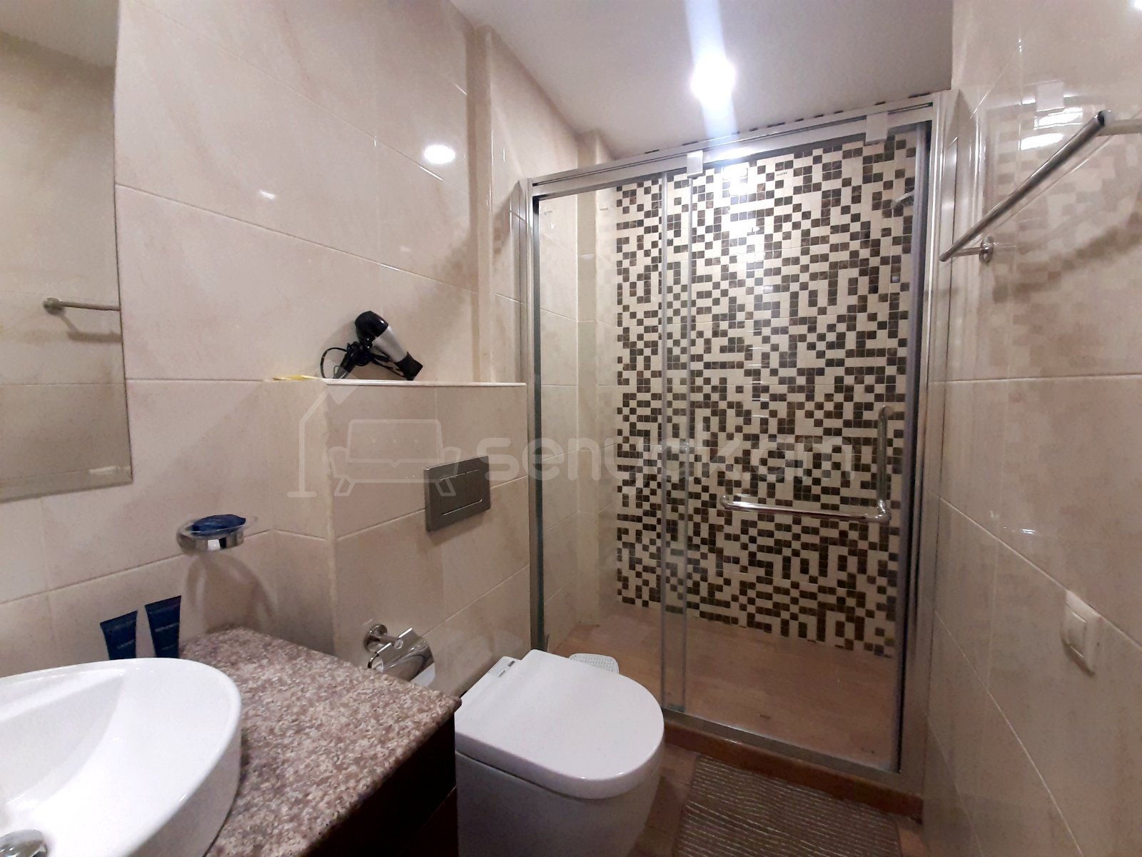 2 Սենյականոց Բնակարան Նորակառույցում, 55քմ, 8/15 հարկ, Դիզայներական Վերանորոգված