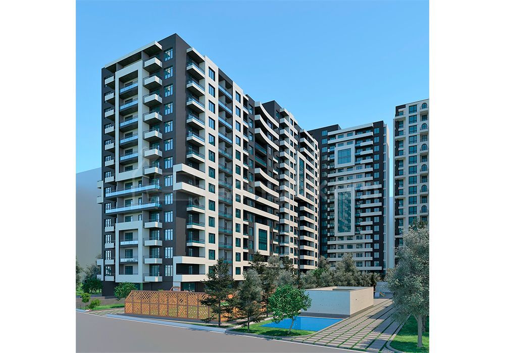 2 Սենյականոց Բնակարան Նորակառույցում, 60քմ, 10/18 հարկ, Զրոյական Վիճակում