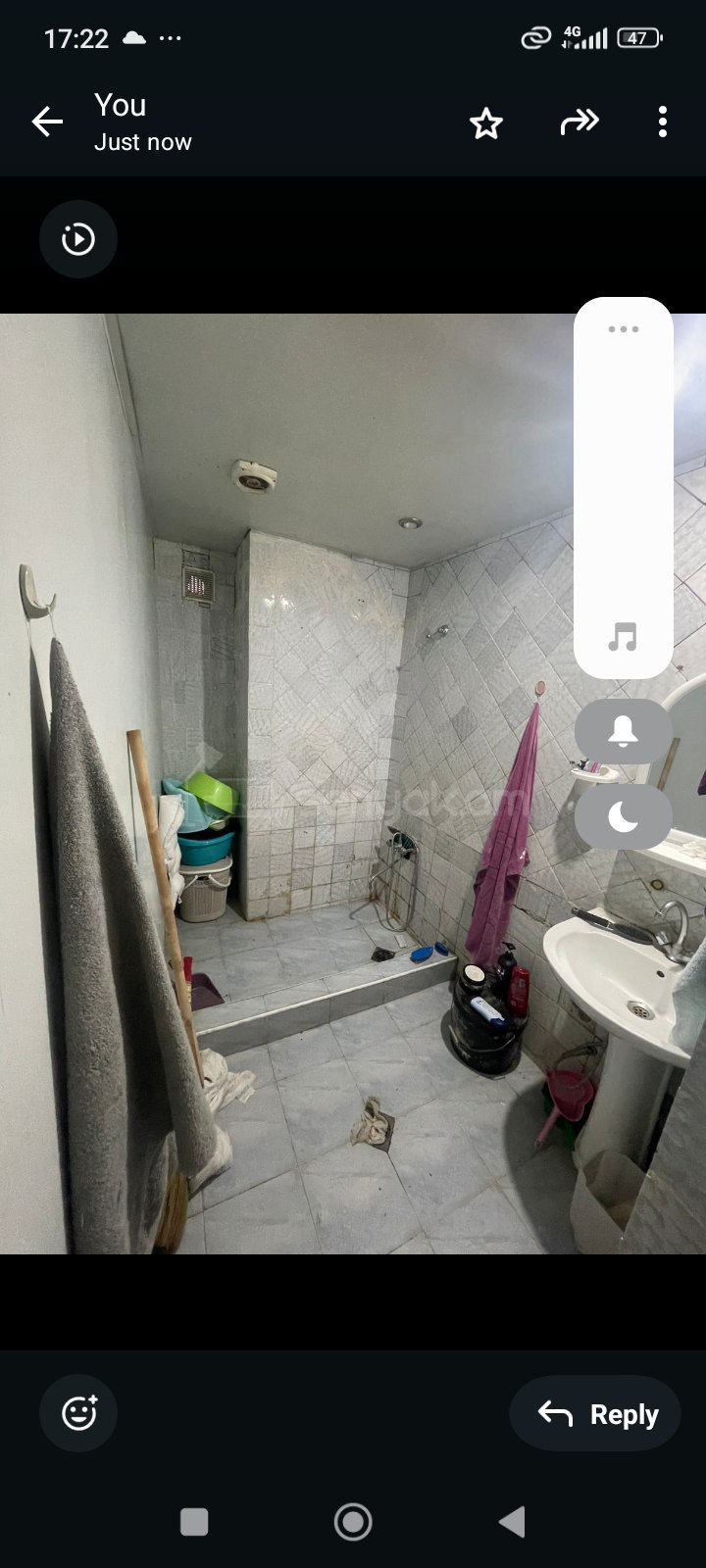 2 Սենյականոց Բնակարան, 47քմ, 1/9 հարկ, Նորմալ Վիճակում, Կահավորված, Արևկող