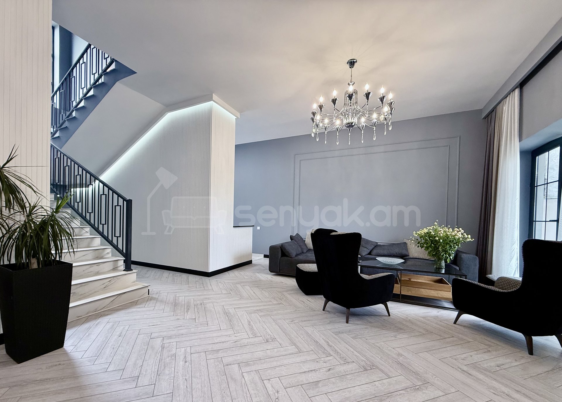 6 Սենյականոց Շքեղ Առանձնատուն, 240քմ, Կահավորված, Ավտոտնակով