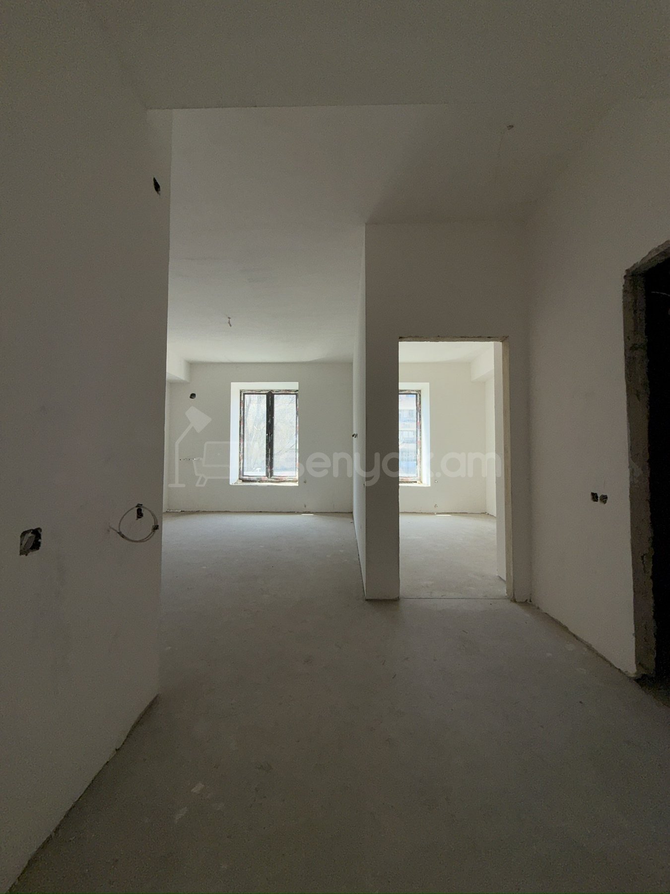 2 Սենյականոց Բնակարան, 45քմ, 5/14 հարկ, Զրոյական Վիճակում