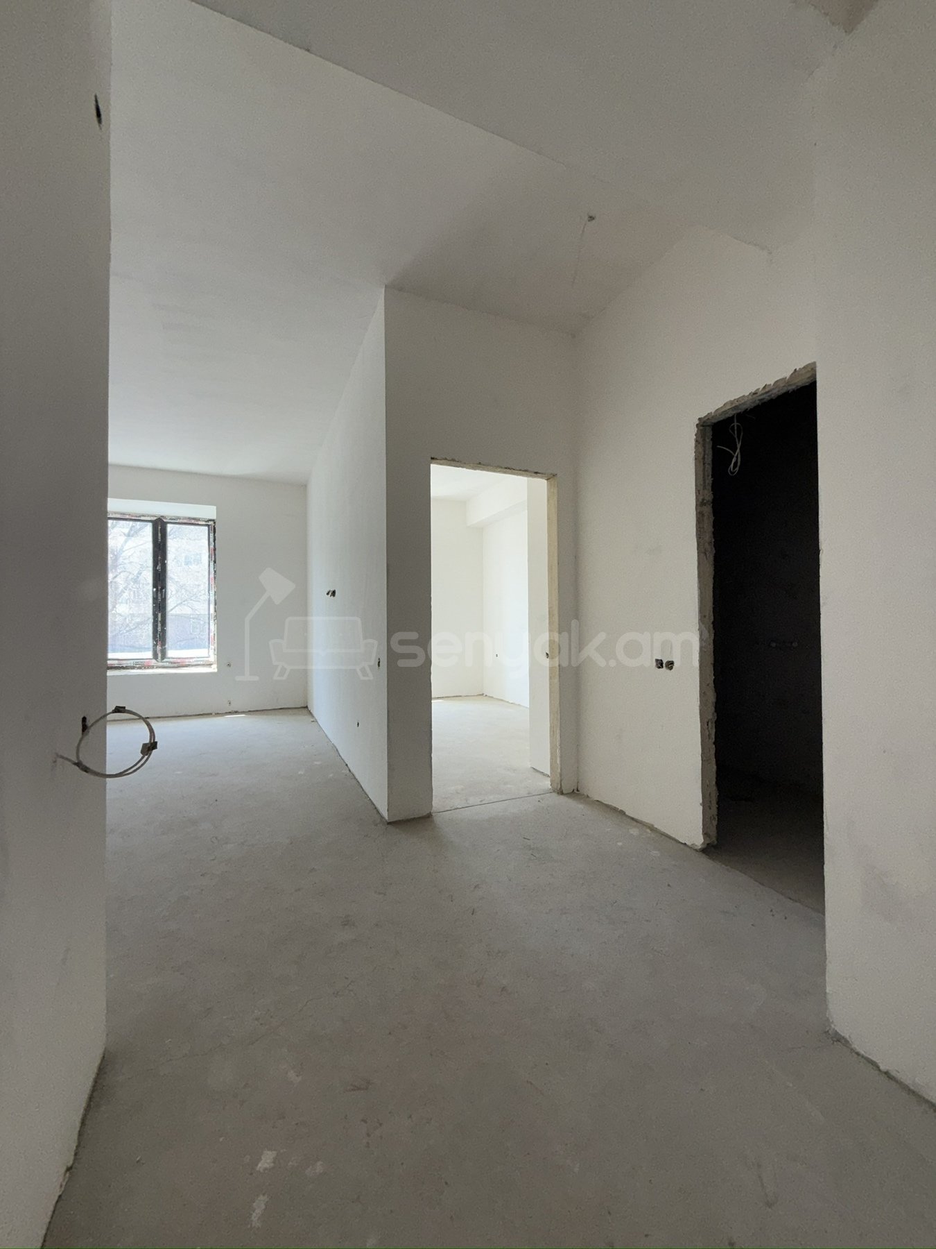 2 Սենյականոց Բնակարան, 45քմ, 5/14 հարկ, Զրոյական Վիճակում