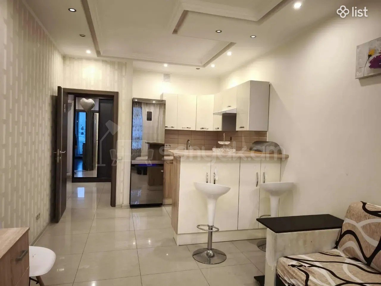 2 Սենյականոց Բնակարան Քարե Շենքում, 52քմ, 5/5 հարկ, Կապիտալ Վերանորոգված, Կահավորված, Արևկող