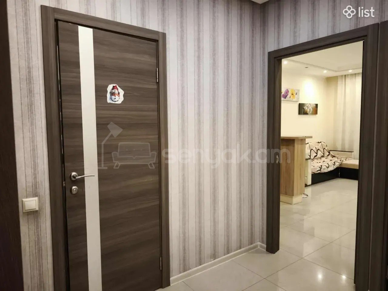 2 Սենյականոց Բնակարան Քարե Շենքում, 52քմ, 5/5 հարկ, Կապիտալ Վերանորոգված, Կահավորված, Արևկող