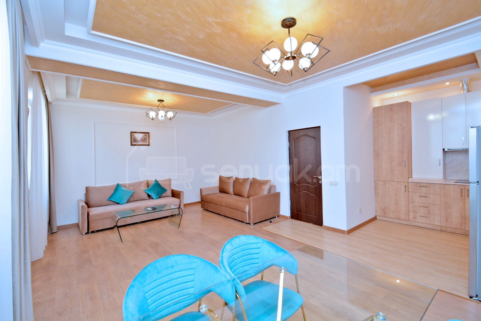 2 Սենյականոց Բնակարան Նորակառույցում, 55քմ, 11/12 հարկ, Դիզայներական Վերանորոգված