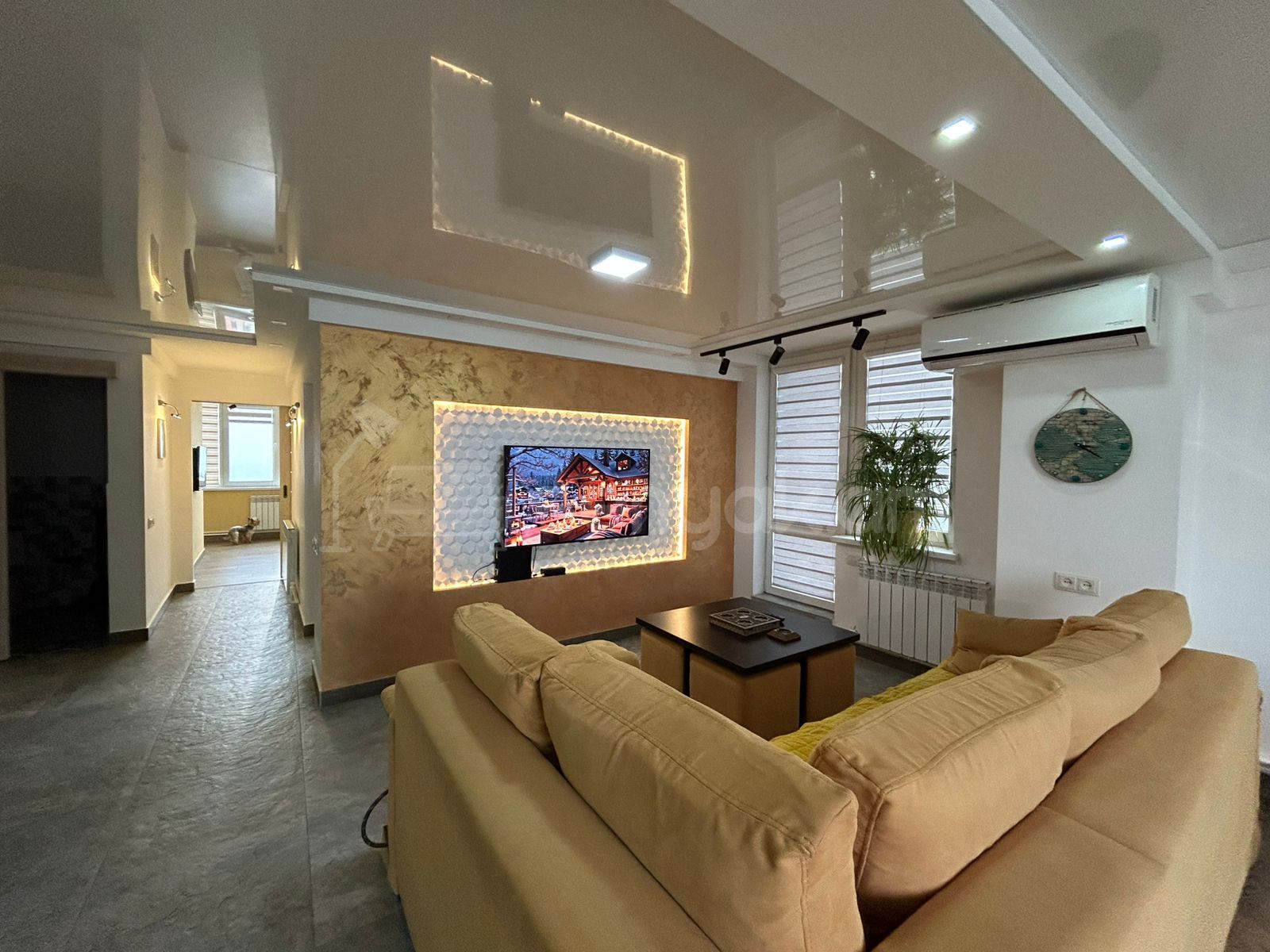 3 Սենյականոց Բնակարան Նորակառույցում, 115քմ, 20/20 հարկ, Դիզայներական Վերանորոգված