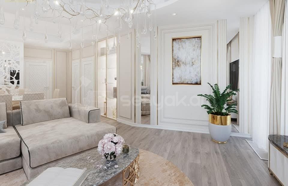 2 Սենյականոց Բնակարան Նորակառույցում, 55քմ, 8/12 հարկ, Դիզայներական Վերանորոգված