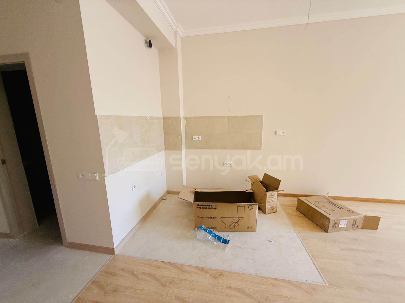 2 Սենյականոց Բնակարան Նորակառույցում, 47քմ, 3/8 հարկ, Կապիտալ Վերանորոգված