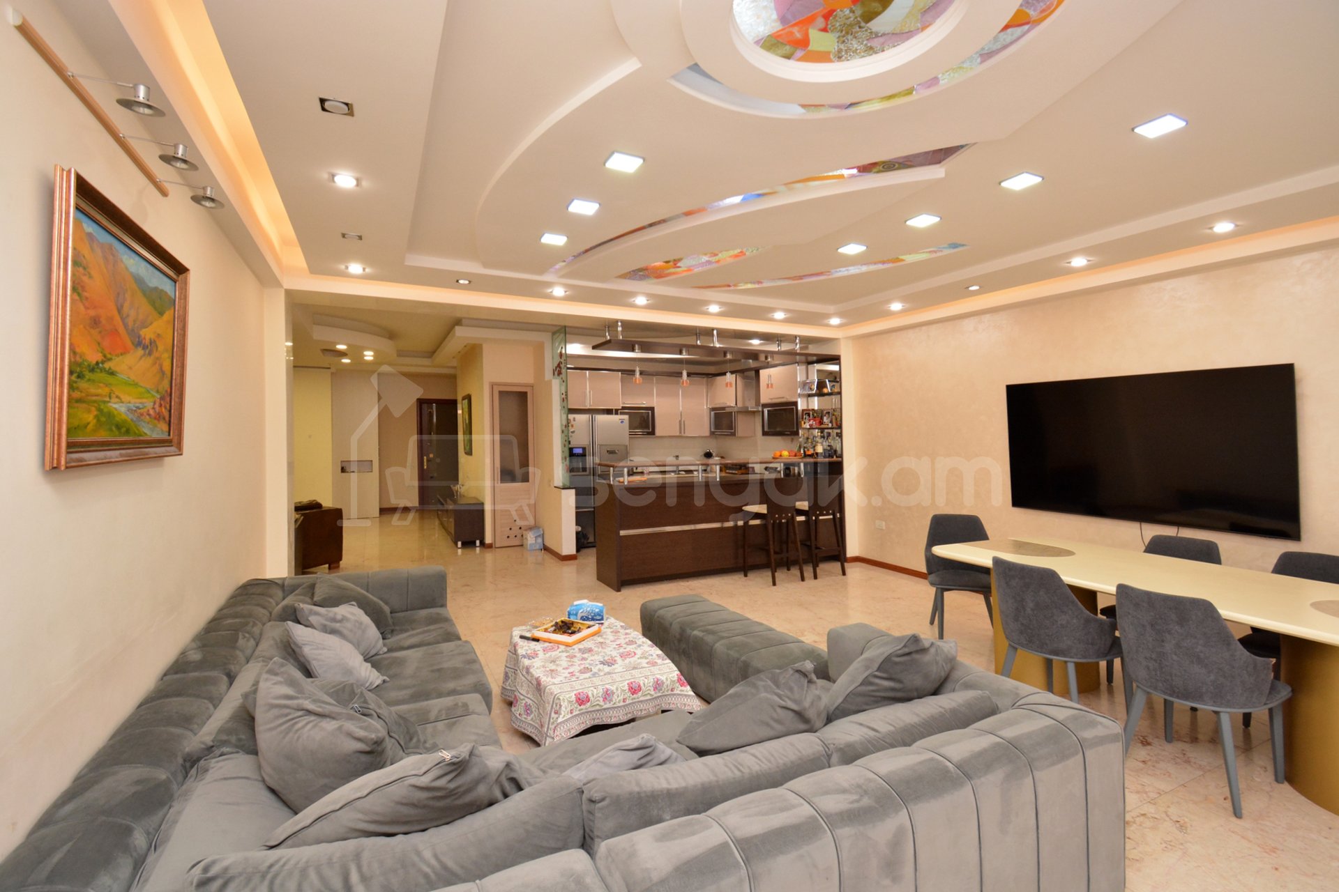 4 Սենյականոց Բնակարան Նորակառույցում, 165քմ, 3/11 հարկ, Կապիտալ Վերանորոգված