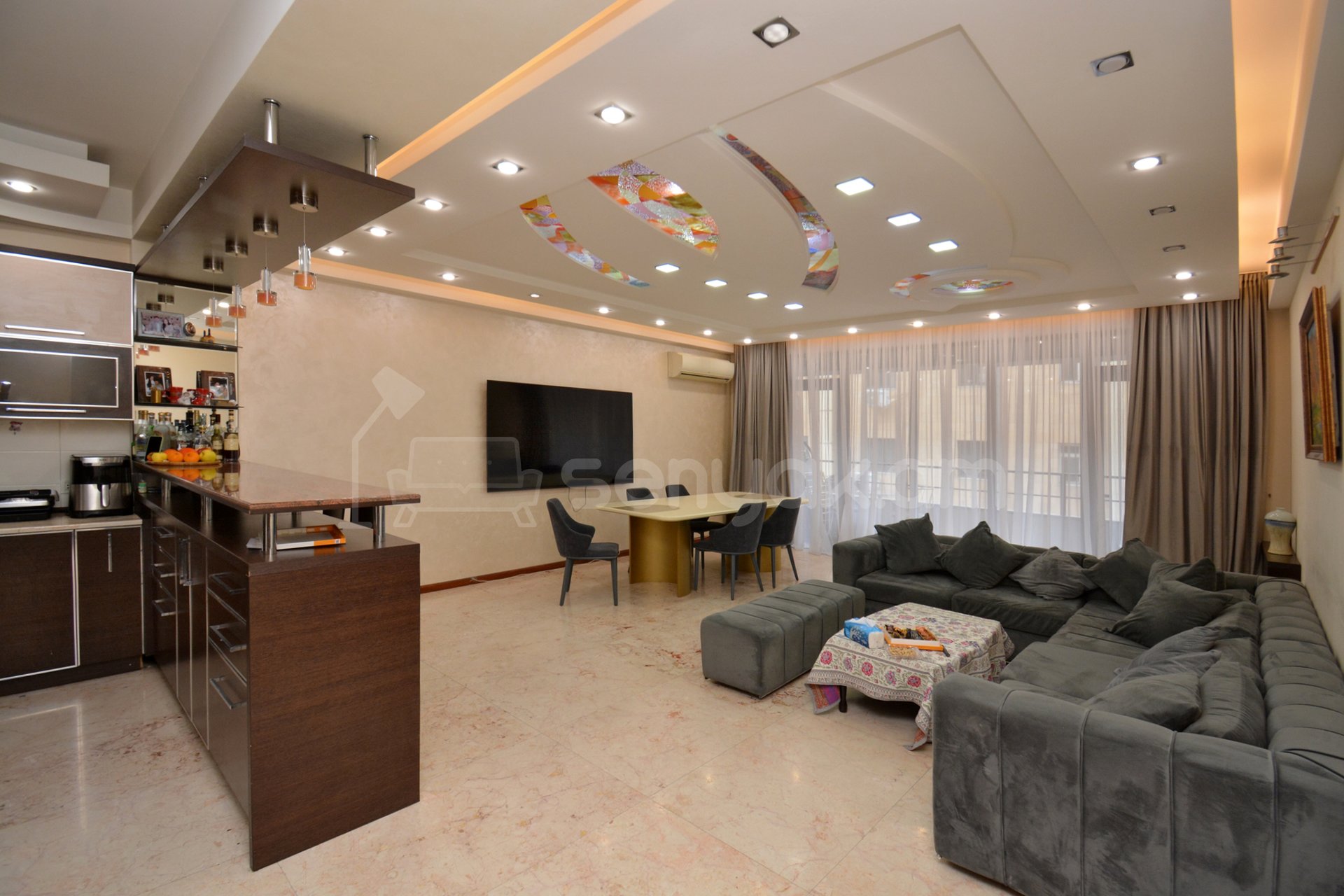 4 Սենյականոց Բնակարան Նորակառույցում, 165քմ, 3/11 հարկ, Կապիտալ Վերանորոգված