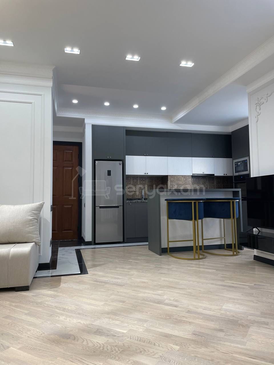 2 Սենյականոց Բնակարան Նորակառույցում, 55քմ, 7/12 հարկ, Դիզայներական Վերանորոգված