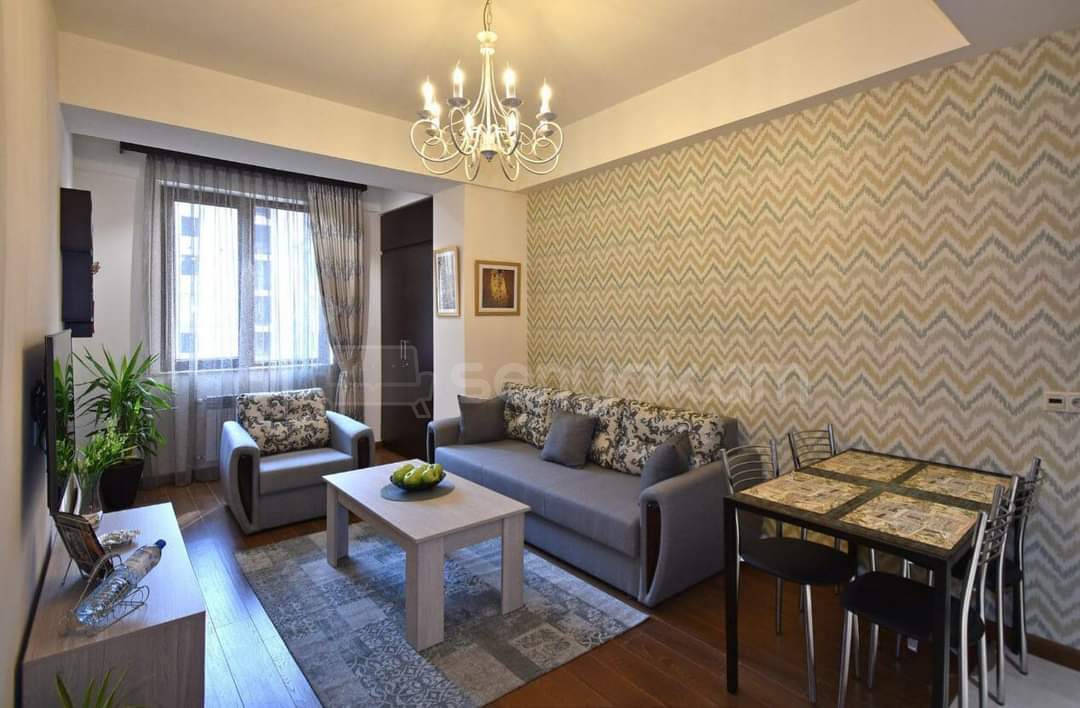 2 Սենյականոց Բնակարան Նորակառույցում, 55քմ, 6/15 հարկ, Դիզայներական Վերանորոգված