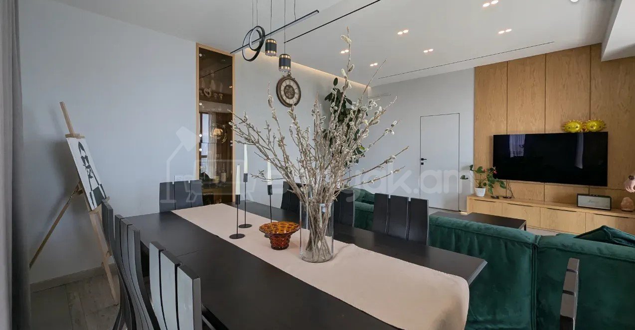 3 Սենյականոց Բնակարան Նորակառույցում, 105քմ, 9/18 հարկ, Դիզայներական Վերանորոգված