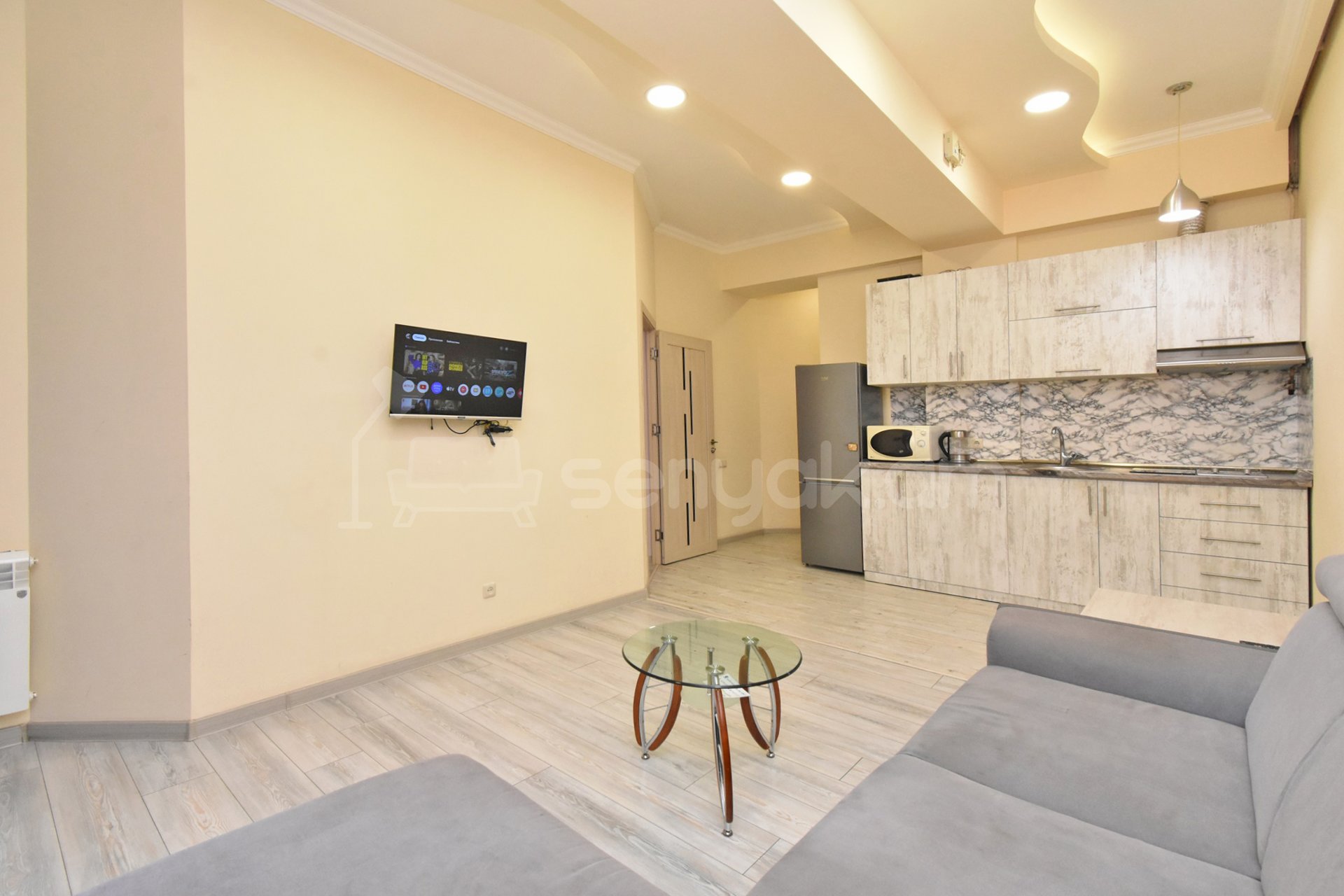 2 Սենյականոց Բնակարան Նորակառույցում, 50քմ, 12/17 հարկ, Կապիտալ Վերանորոգված