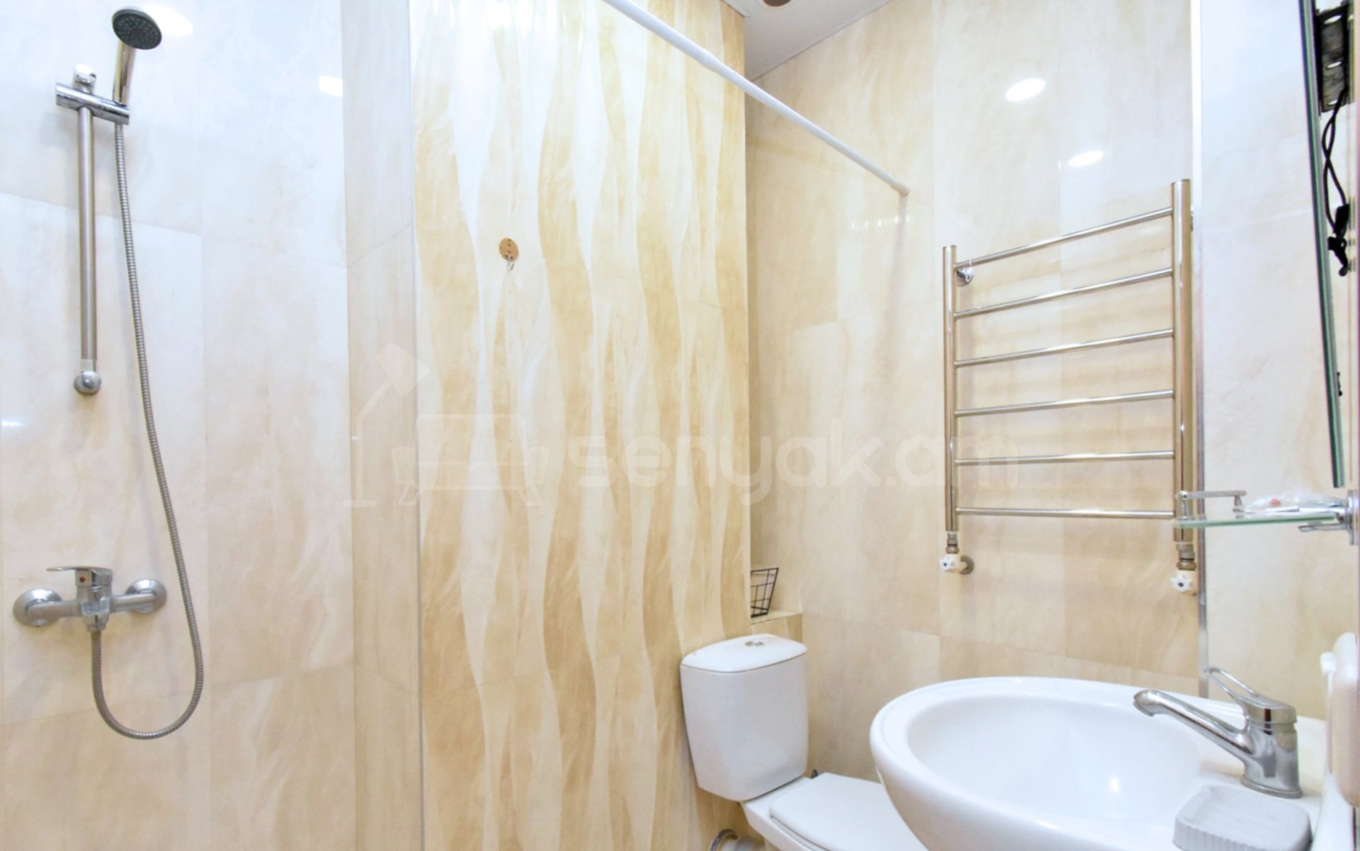 2 Սենյականոց Բնակարան Նորակառույցում, 50քմ, 12/17 հարկ, Կապիտալ Վերանորոգված