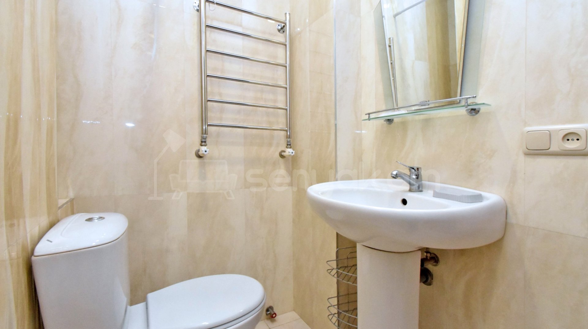 2 Սենյականոց Բնակարան Նորակառույցում, 50քմ, 12/17 հարկ, Կապիտալ Վերանորոգված