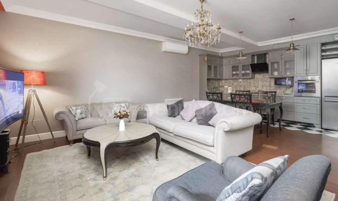 3 Սենյականոց Բնակարան Նորակառույցում, 80քմ, 7/12 հարկ, Դիզայներական Վերանորոգված