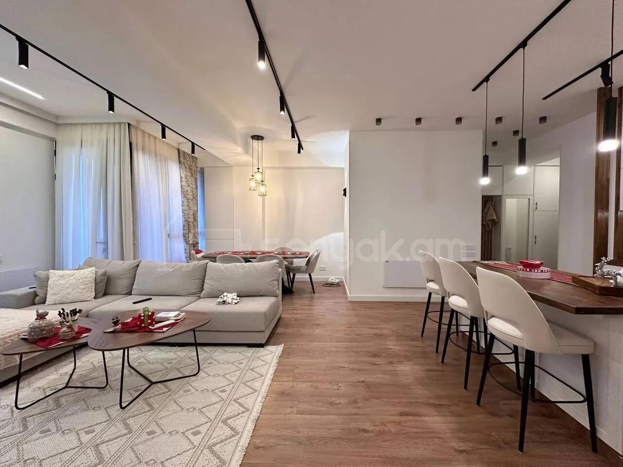 4 Սենյականոց Բնակարան Նորակառույցում, 108քմ, 12/16 հարկ, Դիզայներական Վերանորոգված, Կահավորված, Արևկող