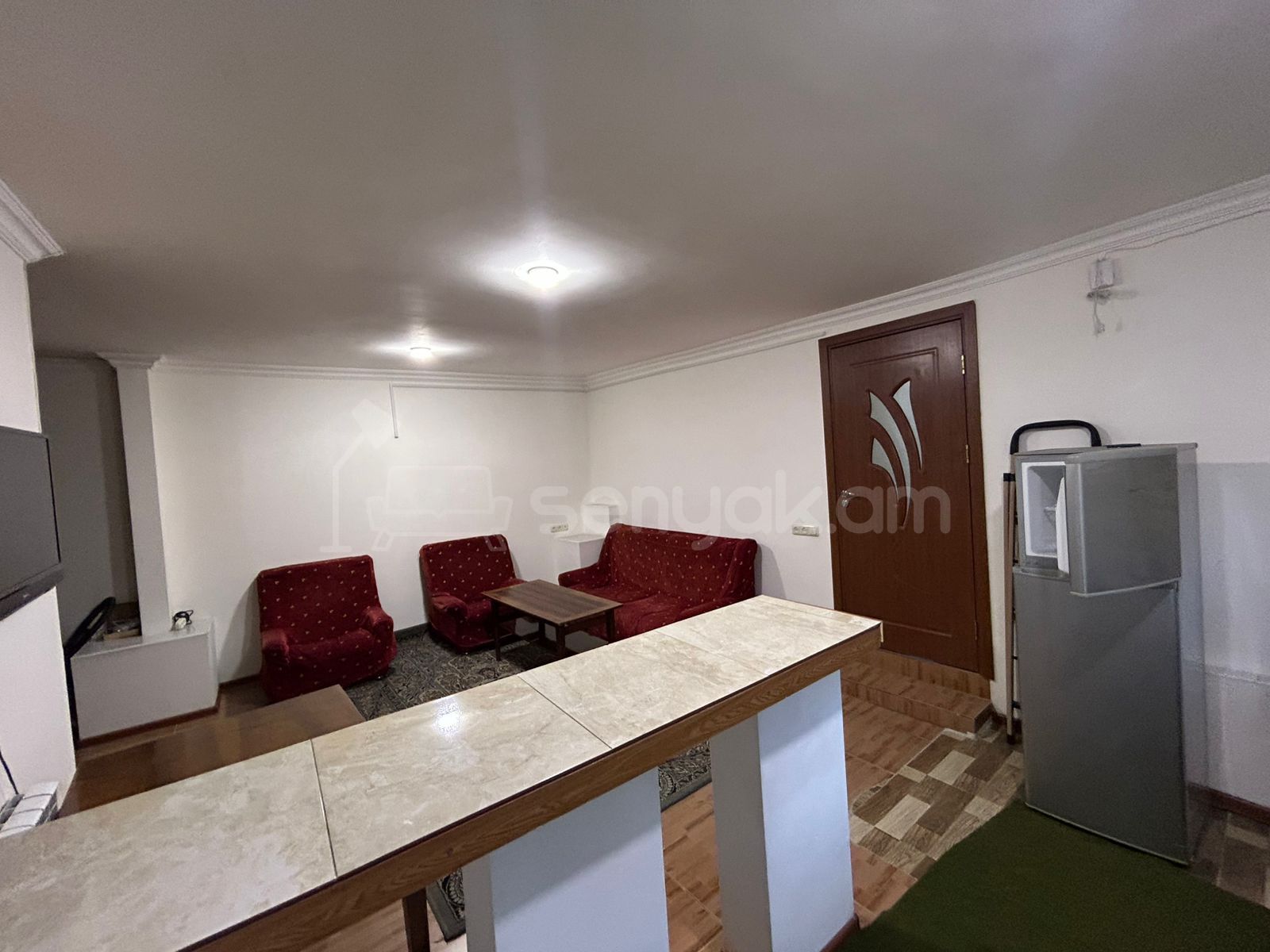 3 Սենյականոց Բնակարան Նորակառույց Քարե Շենքում, 55քմ, 1/5 հարկ, Կապիտալ Վերանորոգված, Կահավորված