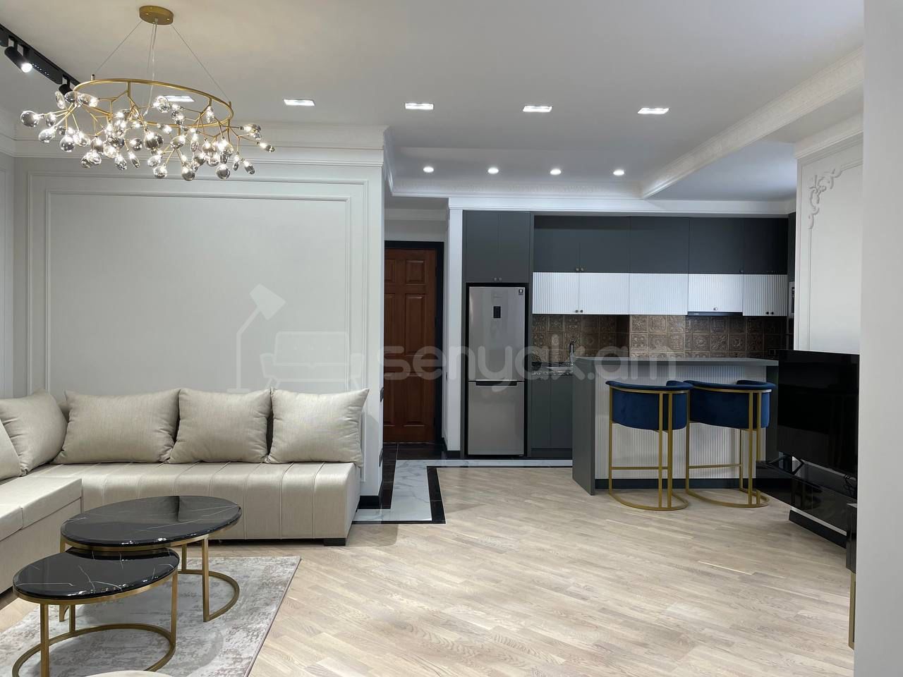 2 Սենյականոց Բնակարան Նորակառույցում, 55քմ, 7/12 հարկ, Դիզայներական Վերանորոգված