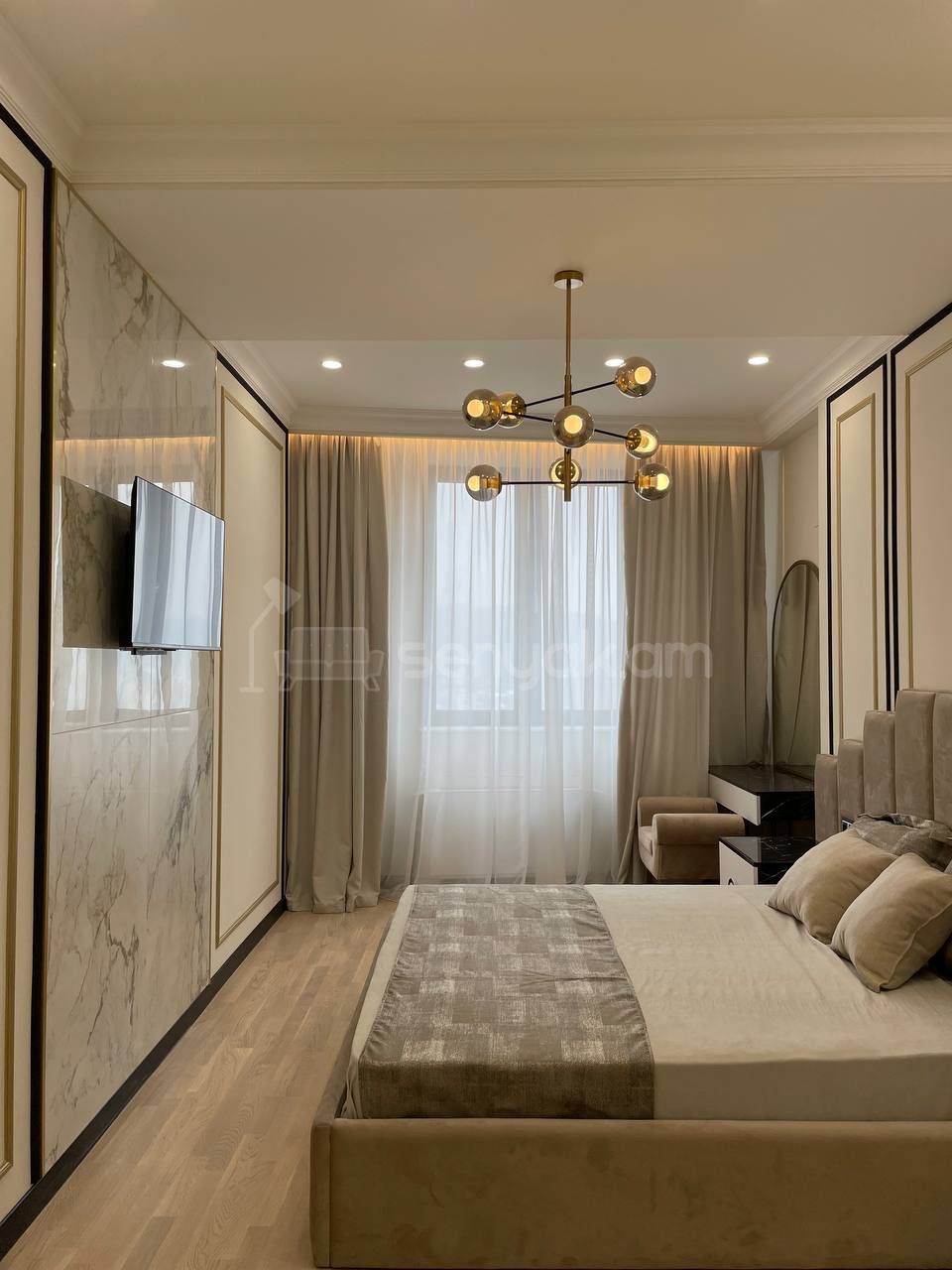 2 Սենյականոց Բնակարան Նորակառույցում, 55քմ, 7/12 հարկ, Դիզայներական Վերանորոգված