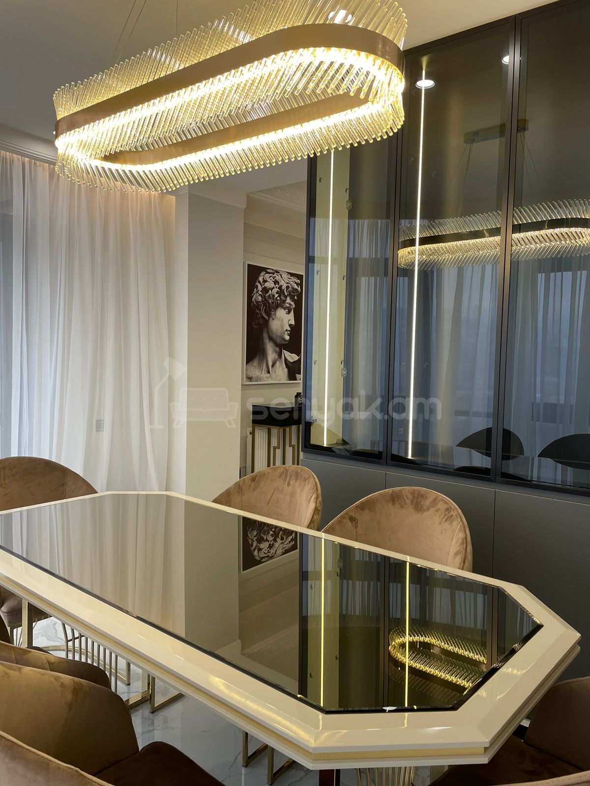 2 Սենյականոց Բնակարան Նորակառույցում, 55քմ, 8/12 հարկ, Դիզայներական Վերանորոգված