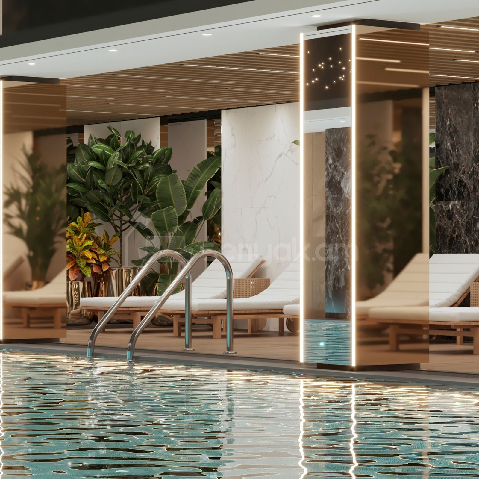 2 Սենյականոց Բնակարան, 55քմ, 5/7 հարկ, Զրոյական Վիճակում