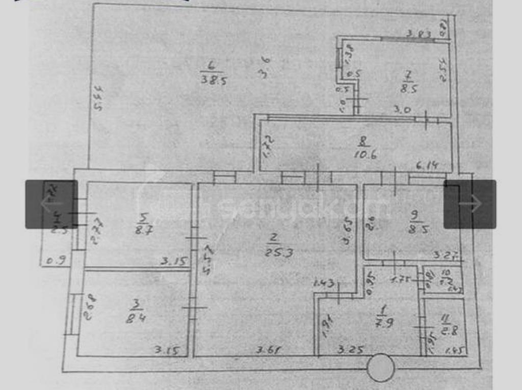 4 Սենյականոց Բնակարան Քարե Շենքում, 123քմ, 3/5 հարկ, Դիզայներական Վերանորոգված