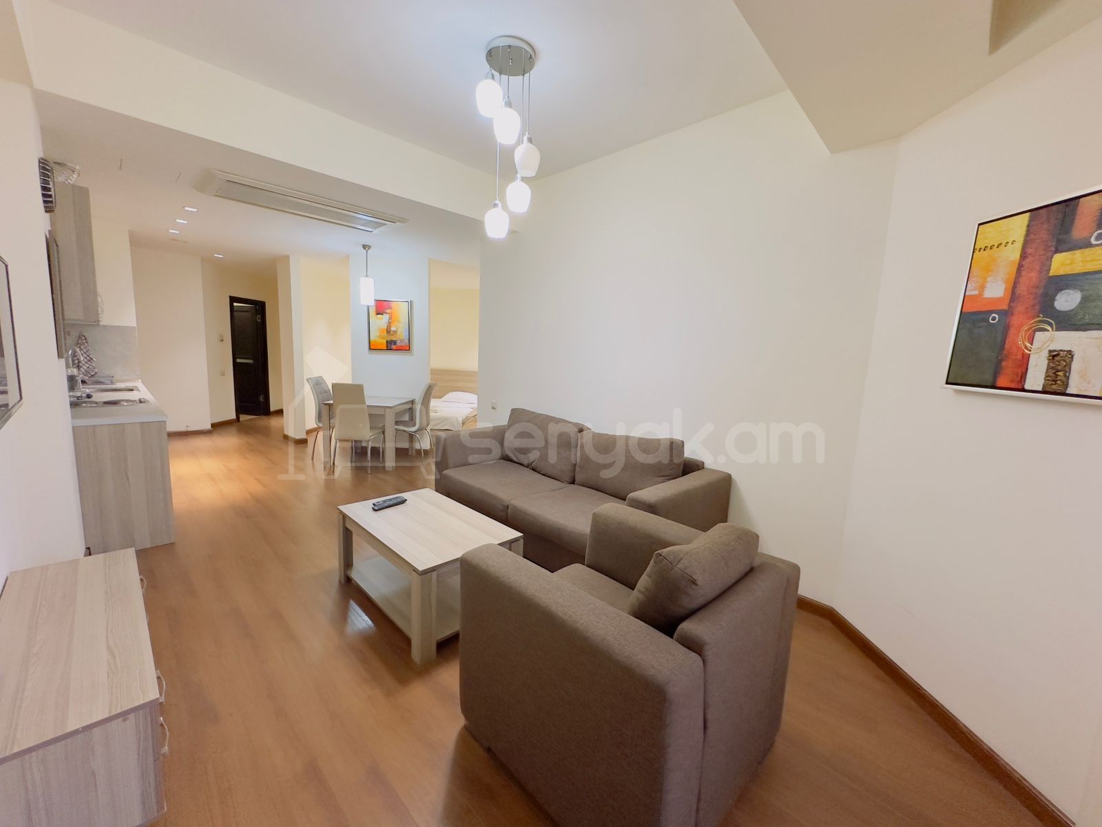 2 Սենյականոց Բնակարան Նորակառույցում, 55քմ, 7/15 հարկ, Դիզայներական Վերանորոգված