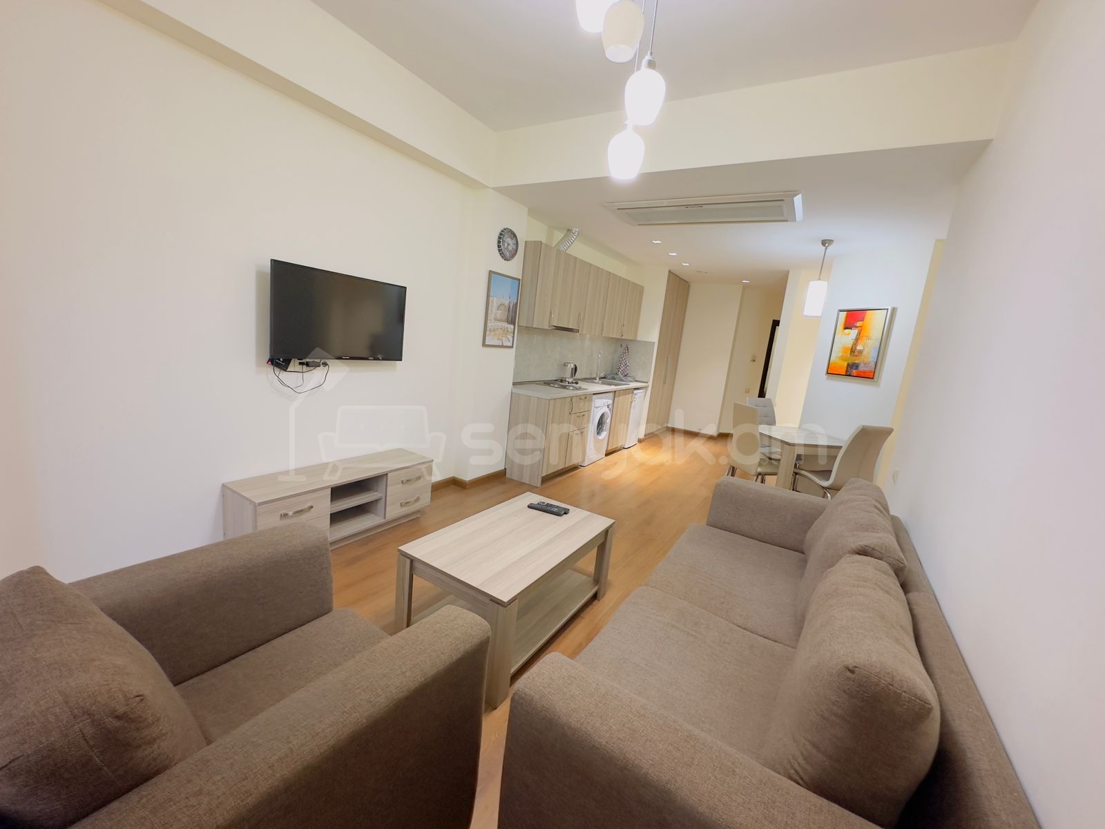 2 Սենյականոց Բնակարան Նորակառույցում, 55քմ, 7/15 հարկ, Դիզայներական Վերանորոգված