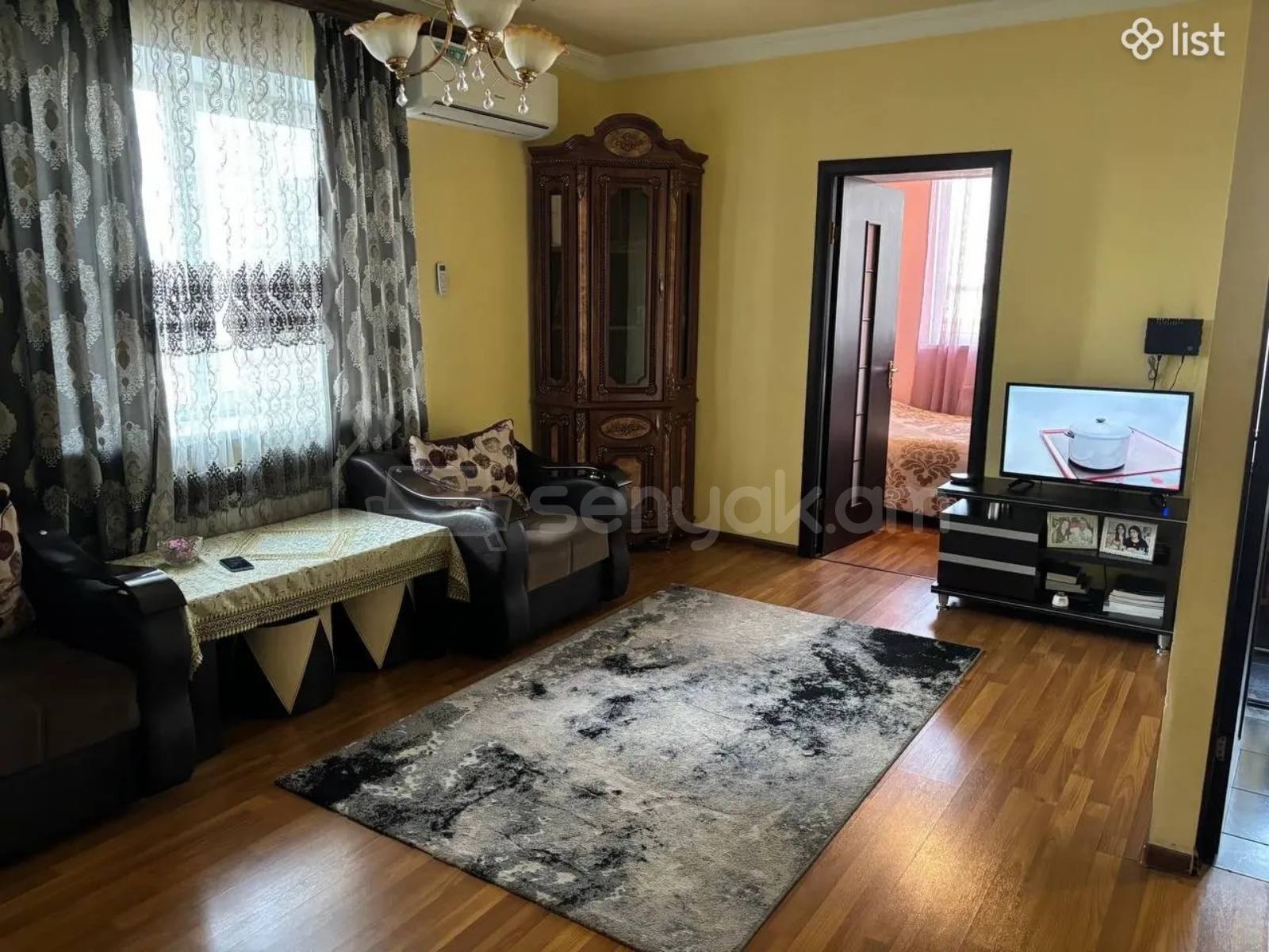 2 Սենյականոց Բնակարան Քարե Շենքում, 48քմ, 4/4 հարկ, Կապիտալ Վերանորոգված, Կահավորված, Արևկող