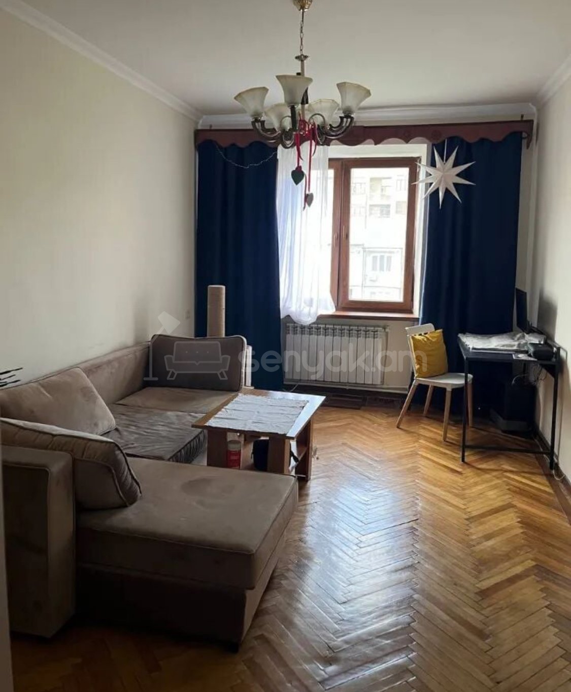 2 Սենյականոց Բնակարան Քարե Շենքում, 50քմ, 4/5 հարկ, Կապիտալ Վերանորոգված, Կահավորված