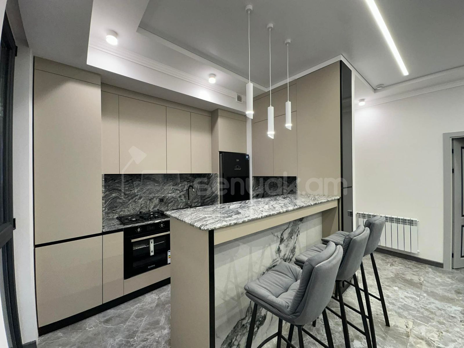 2 Սենյականոց Բնակարան, 54քմ, 2/16 հարկ, Կապիտալ Վերանորոգված, Կահավորված