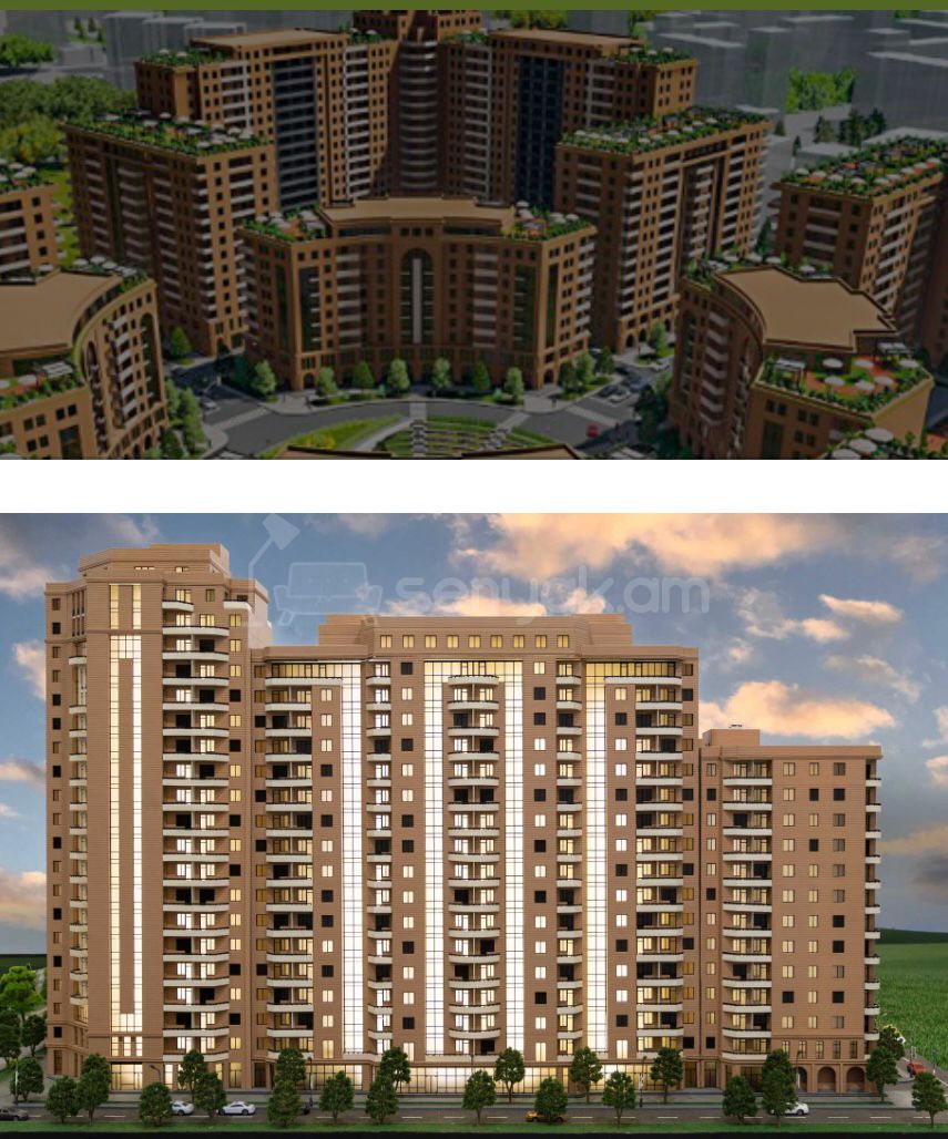 2 Սենյականոց Բնակարան Նորակառույցում, 58քմ, 2/18 հարկ, Զրոյական Վիճակում