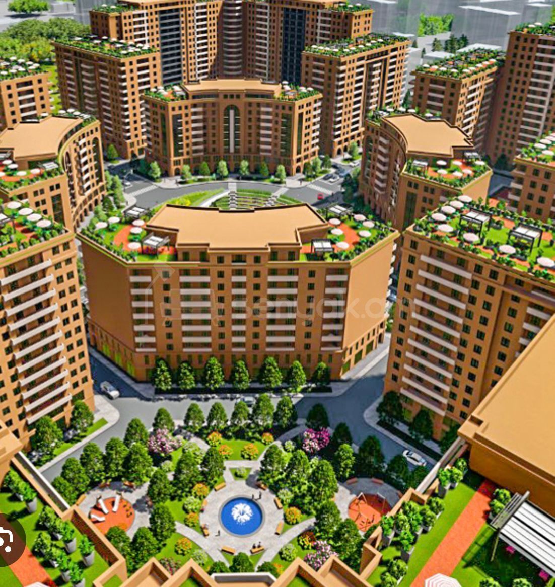 2 Սենյականոց Բնակարան Նորակառույցում, 58քմ, 2/18 հարկ, Զրոյական Վիճակում