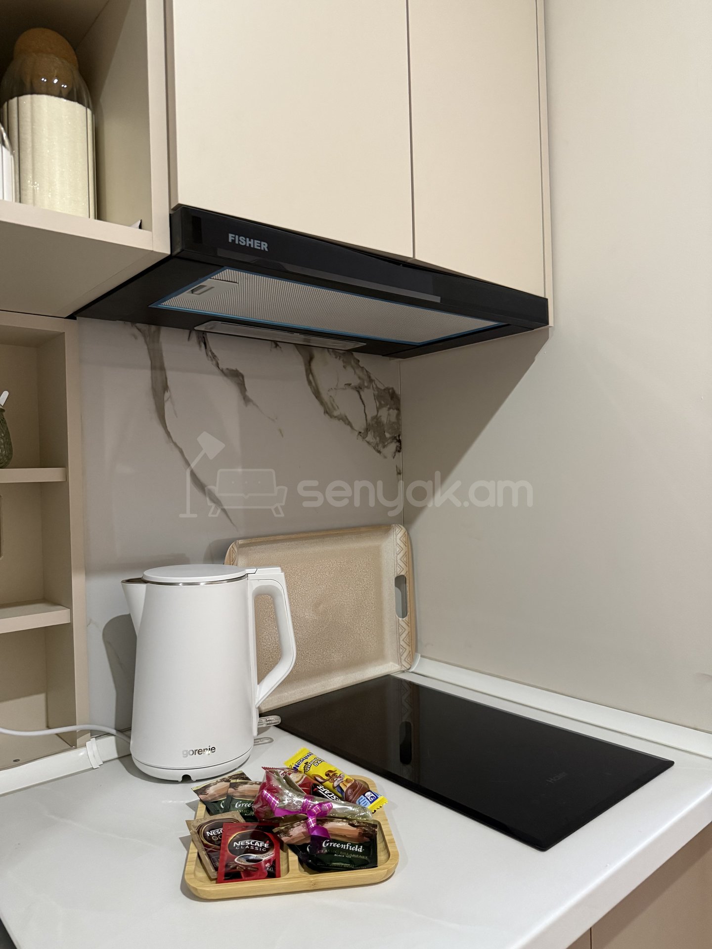 1 Սենյականոց Բնակարան Նորակառույցում, 34քմ, 2/8 հարկ, Դիզայներական Վերանորոգված