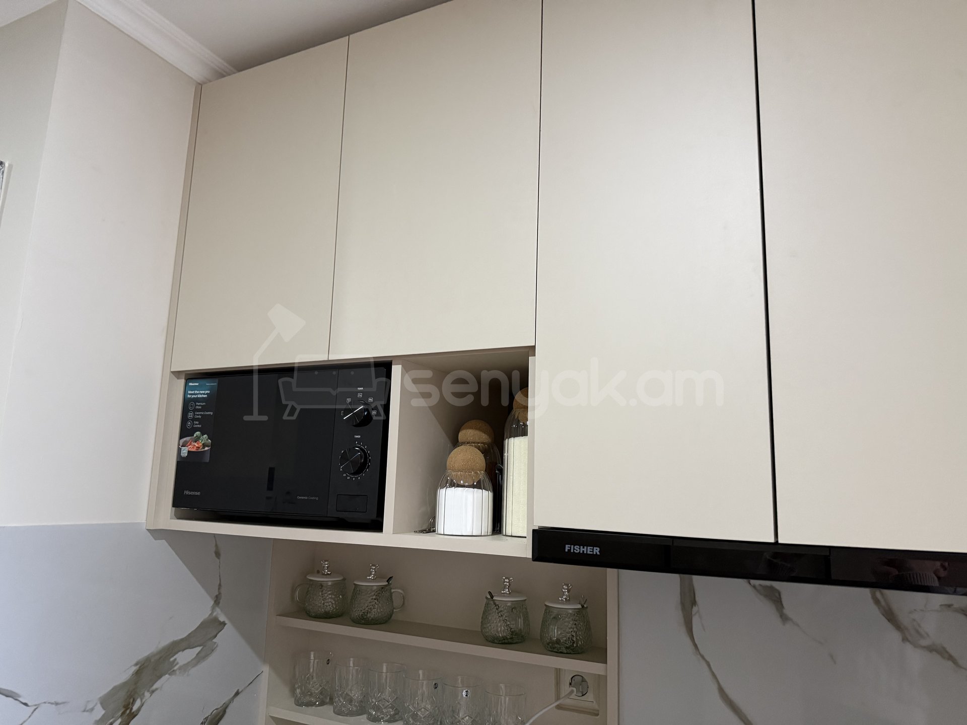 1 Սենյականոց Բնակարան Նորակառույցում, 34քմ, 2/8 հարկ, Դիզայներական Վերանորոգված