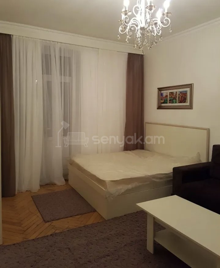 1 Սենյականոց Բնակարան Քարե Շենքում, 42քմ, 3/5 հարկ, Նորմալ Վիճակում, Կահավորված