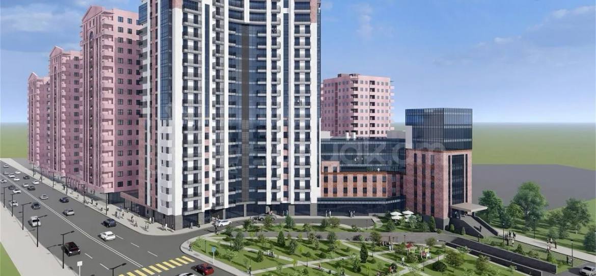 3 Սենյականոց Բնակարան, 103քմ, 10/18 հարկ, Զրոյական Վիճակում