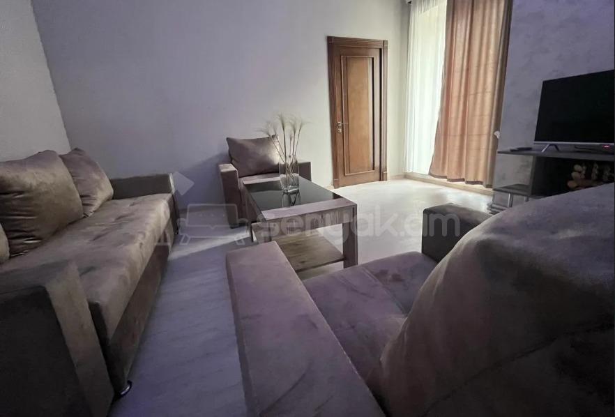 1 Սենյականոց Բնակարան Նորակառույց Քարե Շենքում, 56քմ, 2/4 հարկ, Կապիտալ Վերանորոգված, Կահավորված