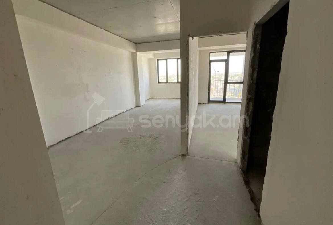 2 Սենյականոց Բնակարան, 52քմ, 9/12 հարկ, Զրոյական Վիճակում