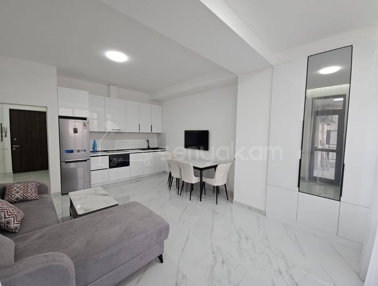 2 Սենյականոց Բնակարան Նորակառույցում, 52քմ, 11/18 հարկ, Կապիտալ Վերանորոգված